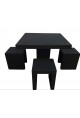 Hampton Square Table With 4 Stools