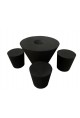 Orleans Round Contempo Table with 4 Stools